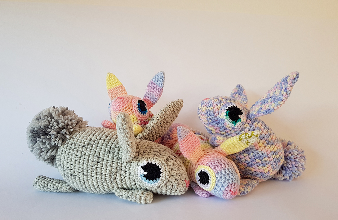 Mars the Bunny | No sew crochet pattern by Projectarian