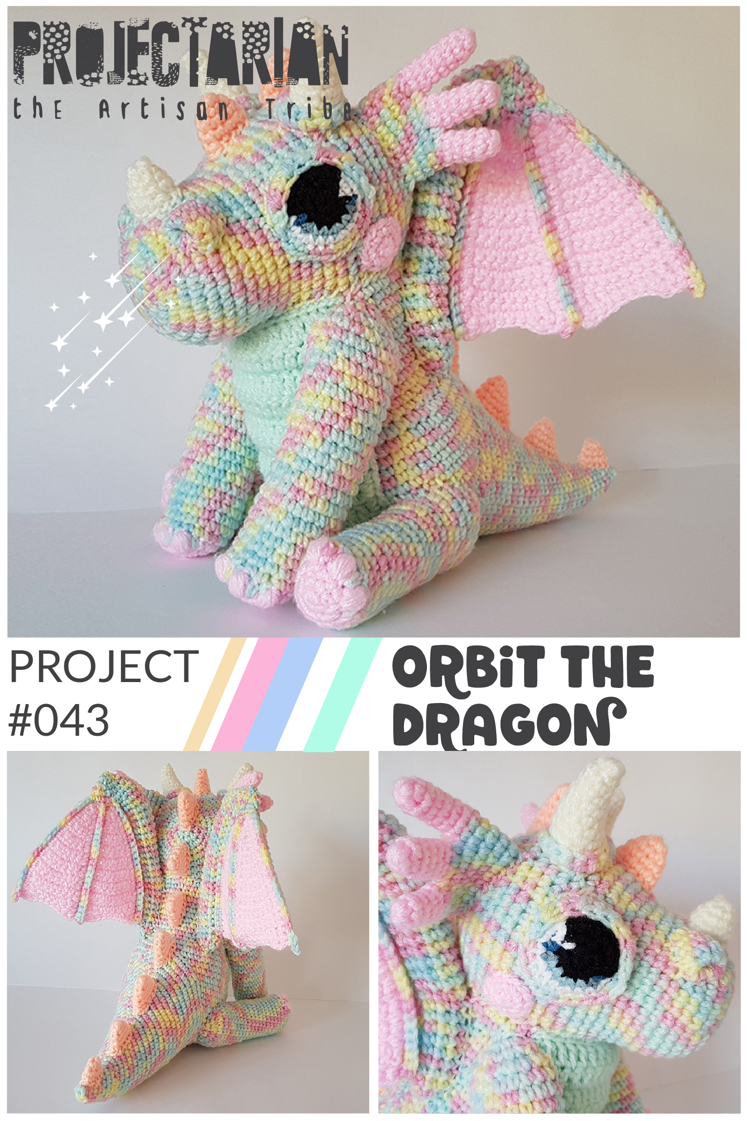 Orbit the Dragon | crochet pattern by Projectarian