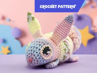 Mars the Bunny | low-sew crochet pattern